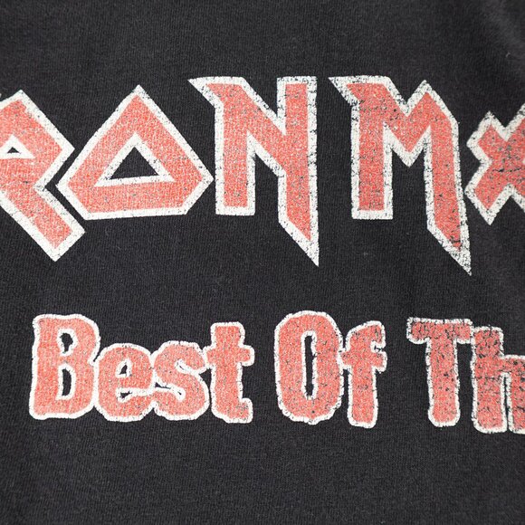 Vintage 90s Iron Maiden Best of the Beast Eddie Middle Finger The Roxx Tee Shirt - Picture 7 of 10